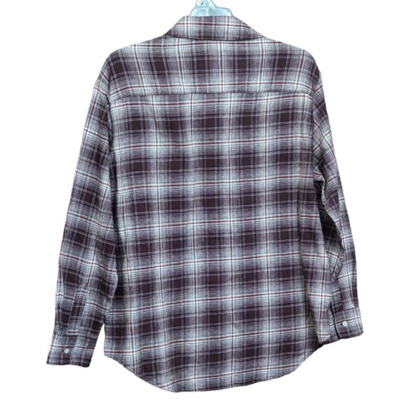 Old Navy The Boyfriend Shirt Women’s Medium 100% Cotton Soft Comfy Button Up NWT - Picture 5 of 5